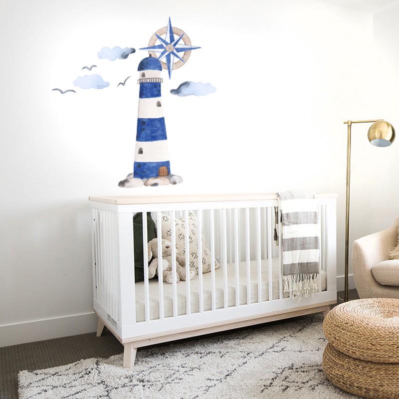 “Blue Lighthouse” Wall Decal Baby & Child Shop Online at papereleven