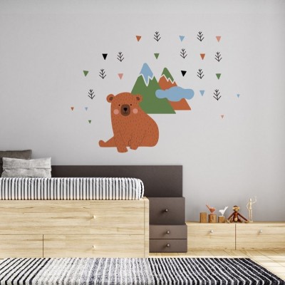 Scandinavian Rain Wall Decal Baby Child Order Paper11 - Mountain Wall Decal Scandinavian Rain Wall Decal Baby Child Order Paper11 - Mountain Wall Decal