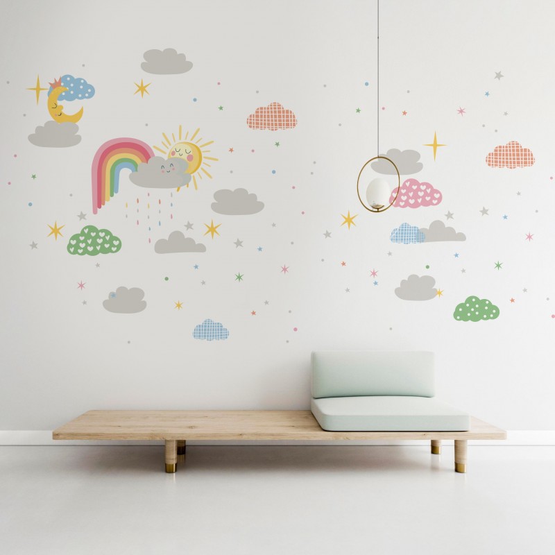 “Clouds and Stars” Wall DecalBaby & Child Order Online Paper11