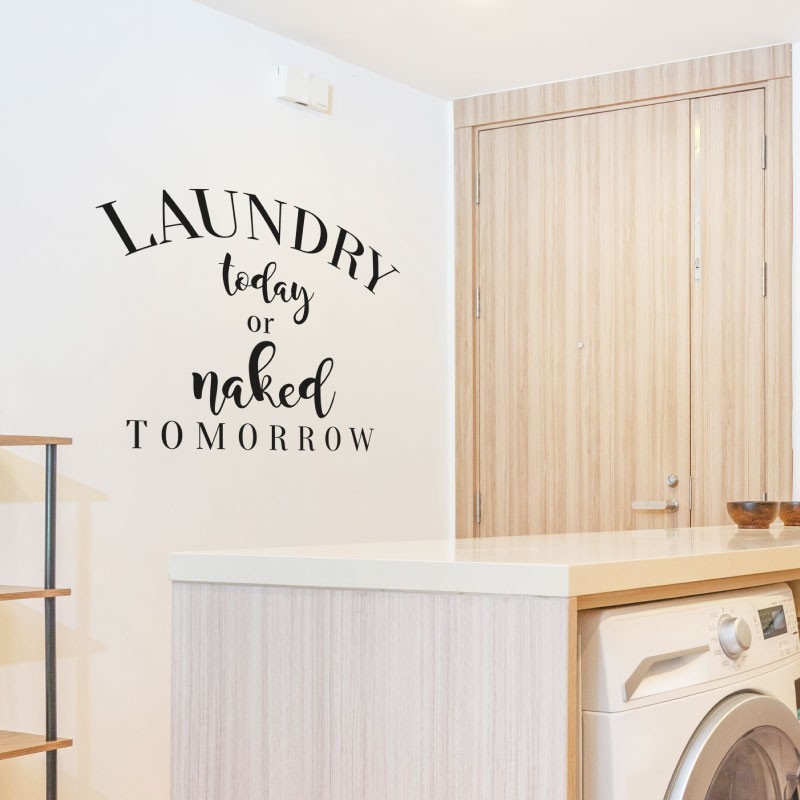 “Laundry Today” Wall Decal-Bathroom & Laundry - Order Online - Paper11 ...